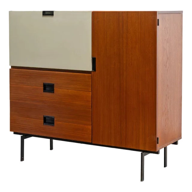 Japanese CU01 Highboard by Cees Braakman for Pastoe, 1958 For Sale