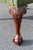 Southwood Mahogany Library Chair With Green Silk Upholstery For Sale - Image 12 of 18