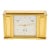 Tiffany & Co. Gilt Bronze Rectangular Desk Clock With Volumatic Dial, Circa 1960 For Sale