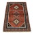 Yalameh Rug 3’3” X 4’9” Red Wool Vintage Tribal Hand-Knotted Oriental Carpet For Sale