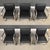 Mid-Century Modern Mies Van Der Rohe Knoll Black Leather Chrome Brno Dining Chairs - Set of 6 For Sale - Image 3 of 10
