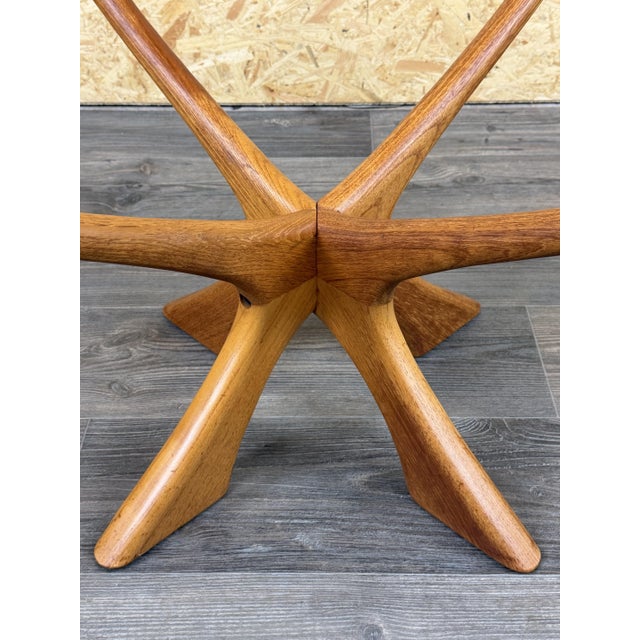 Teak Coffee Table T118 Glass by Illum Wikkelso for Niels Eilersen, 1970s For Sale - Image 17 of 18