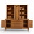 Mount Airy Facade Mid Century Walnut and Brass Credenza and Hutch The credenza measures: 62 wide x 19 deep x 32 inches...