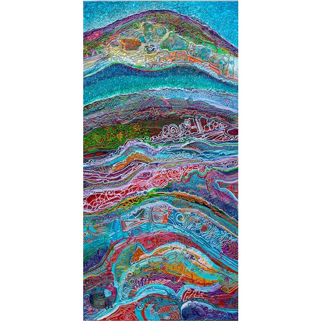Alexander Arshansky Textural Abstract "Fujiyama" 2024 For Sale