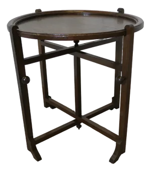 Revertable Oak Campaign Butlers Table, 1930s