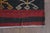 Textile 1960 Vintage Anatolian Flatweave Kilim Runner - Handwoven Striped Rug With Geometric Tribal Motifs - Red Yellow Black Accent Rug For Sale - Image 7 of 9