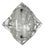 Vintage Wall Sconce in Frosted Ice Glass from Kalmar Leuchten, Austria, 1970s, Set of 2 For Sale