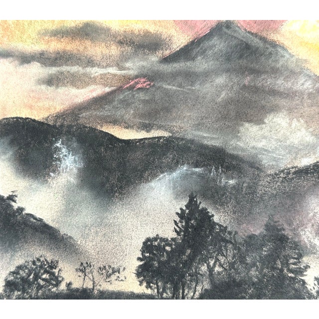 Pastel Landscape by Perry Nichols For Sale - Image 9 of 12
