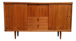 Mid-Century Modern Danish Teak Highboard by H.W. Klein for Bramin, 1960s