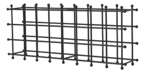 Mid 20th Century Modernist Iron Wine Rack