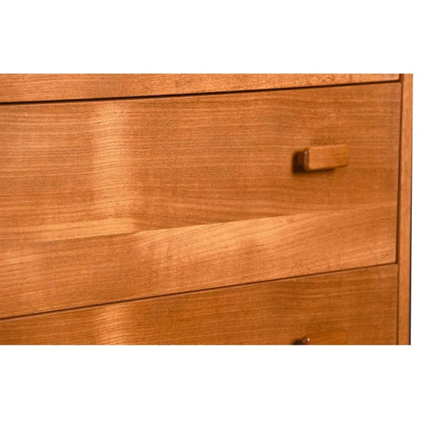 1970s Teak Mid-Century Modern Tall Dresser For Sale - Image 10 of 11