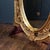 Gold Vintage Oval Rococo Mirror, 1960s For Sale - Image 8 of 18