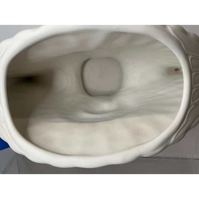 Textile Lladro White Peacock Vase For Sale - Image 7 of 11