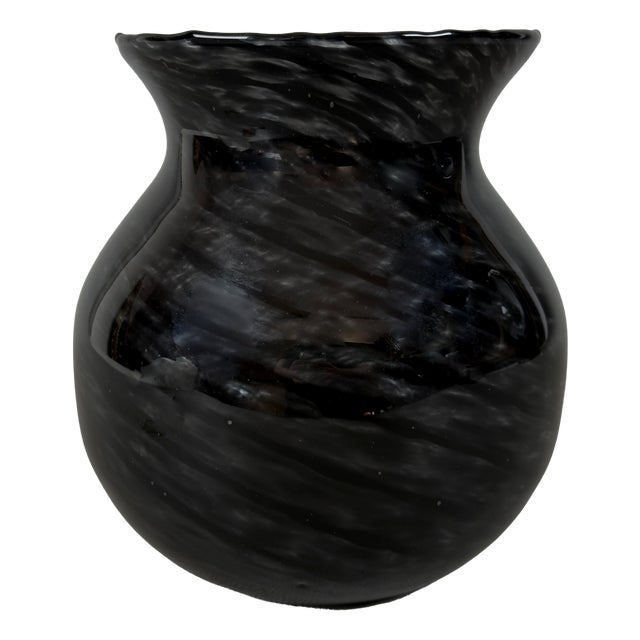 Vintage Italian Murano Glass Vase, 1970s For Sale