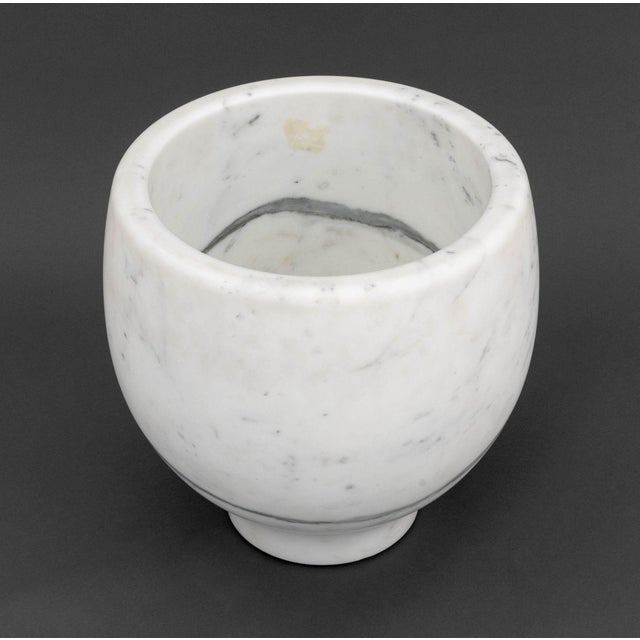 Contemporary Sophie LaFont White Marble Vase For Sale - Image 3 of 9