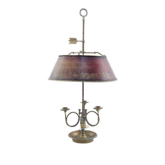 Belle Epoque Bouillotte Lamp, France Circa 1900 For Sale