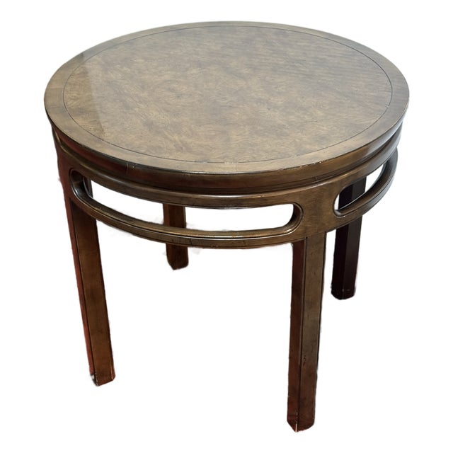 Michael Taylor for Baker Furniture Chinoiserie Side Table, 26 Inches For Sale