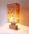 Large Vintage Lamp in Wood, Metal and Fabric, 1970s For Sale - Image 15 of 15