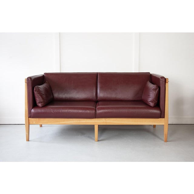Danish Leather Sofa, 1960s For Sale - Image 10 of 10