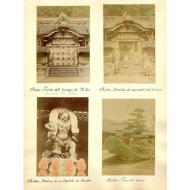 Temples in Japan - Ancient Albumen Print 1870/1890 1870/1890 For Sale - Image 6 of 6