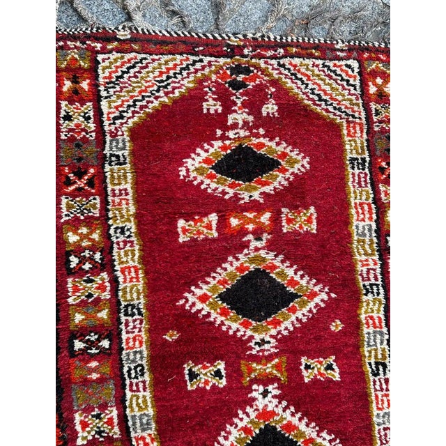 Vintage Moroccan Rug, 1940s For Sale - Image 9 of 18