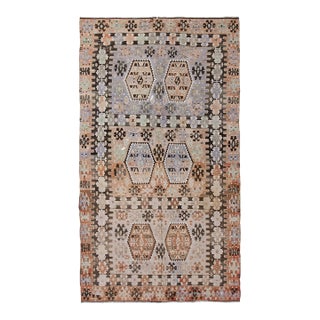 Vintage Decorative Turkish Kilim Rug - 5`9 For Sale