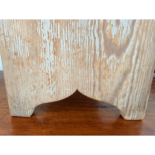 Wood Folk Art Equestrian Decor Boot Shine Box/Stool For Sale - Image 7 of 12