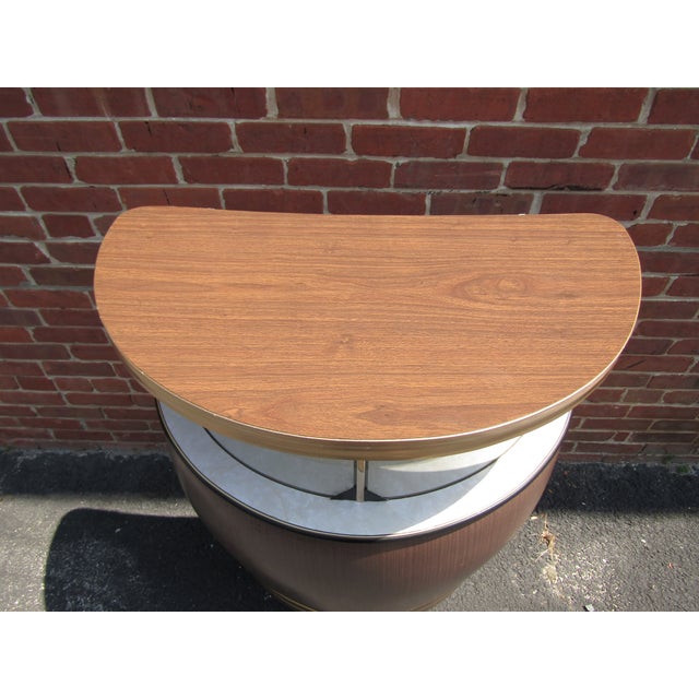 Mid 20th Century English Retro Mid Century Kitch Barrel Bar 1950s For Sale - Image 5 of 11