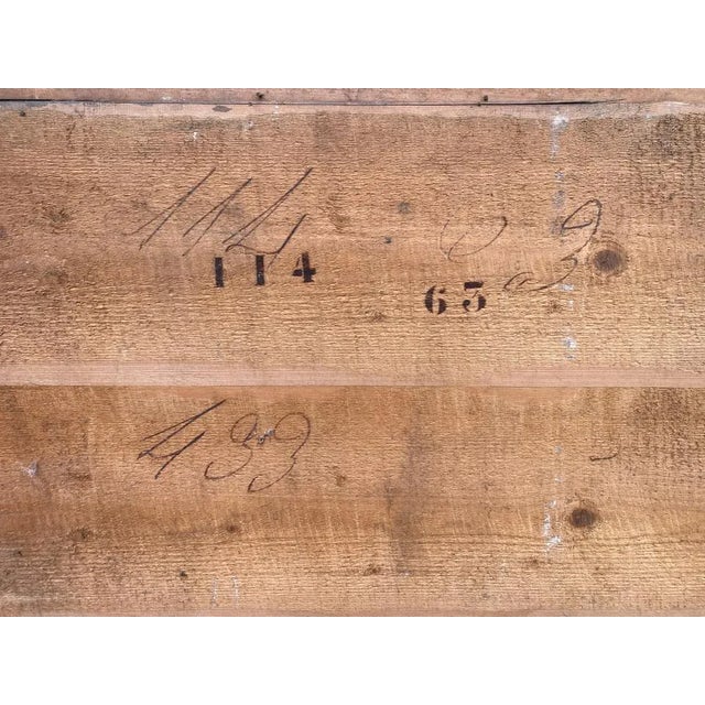 A decorative 19th Century French ‘Faux Bois’ Mirror which could be hung either way. Made from wood with gesso over and...