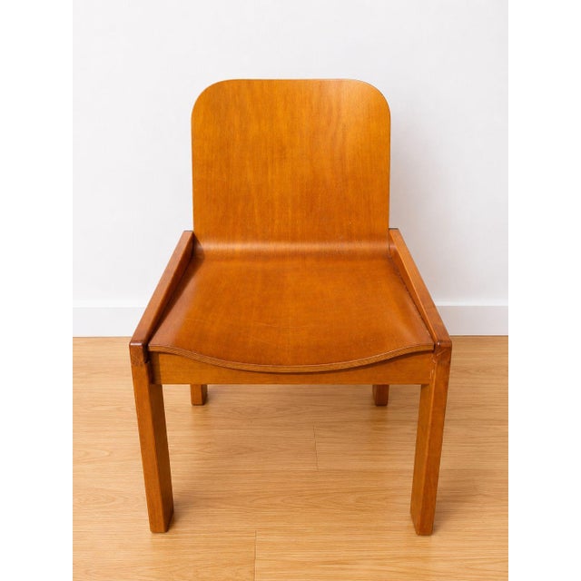 Vintage Bentwood Chairs attributed to Afra and Tobia Scarpa for Molteni, 1970s, Set of 6 For Sale - Image 15 of 18