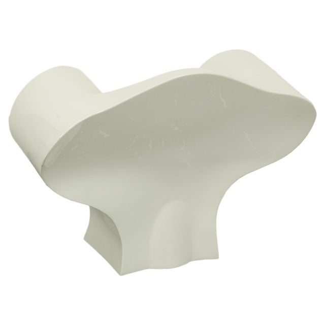 White "Big Easy" Ron Arad Design for Moroso Italian Postmodern White Lounge Chair 1990 For Sale - Image 8 of 16