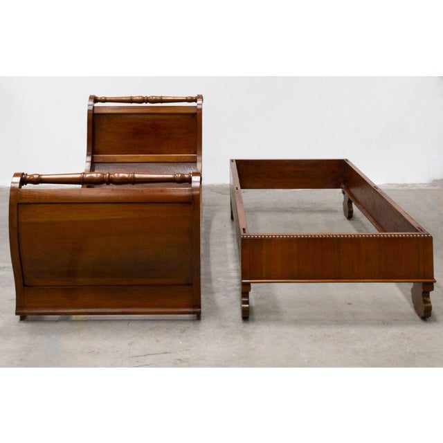 Single Boat-Shaped Bed, 1800s For Sale - Image 13 of 18