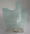 Vintage Murano Celadon Aqua Fazzoletto Handkerchief Art Glass Vase For Sale - Image 9 of 13