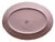 American 1940s Vernon Kilns Native California Pottery Melinda Platter Pink For Sale - Image 3 of 3