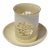 1960s Lenox Votive Snowflake Themed Candle Holder & Underplate Illuminations Collection For Sale