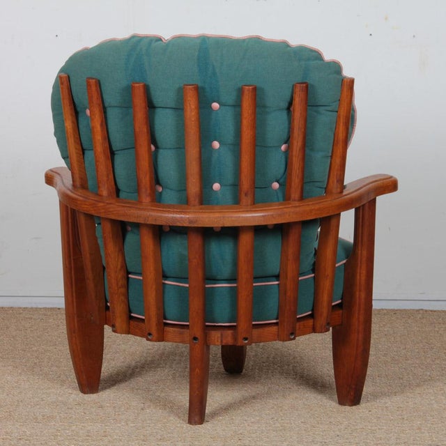 1960s Vintage Lounge Chair by Guillerme and Chambron for Votre Maison, 1960 For Sale - Image 5 of 8