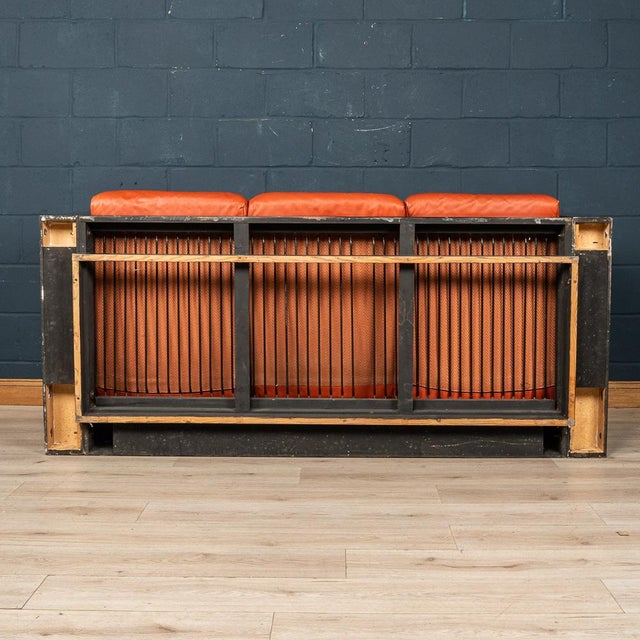 Vintage Three-Seater Saratoga Sofa by Lella and Massimo Vignelli for Poltronova, 1960s For Sale - Image 9 of 18