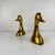 Pair of brass bookends in the shape of duck heads, 1970 Dimensions: 6.5 x 7 cm Height: 15 cm Good overall condition,...