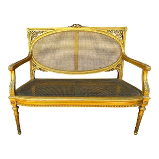 Antique French Loius Settee For Sale