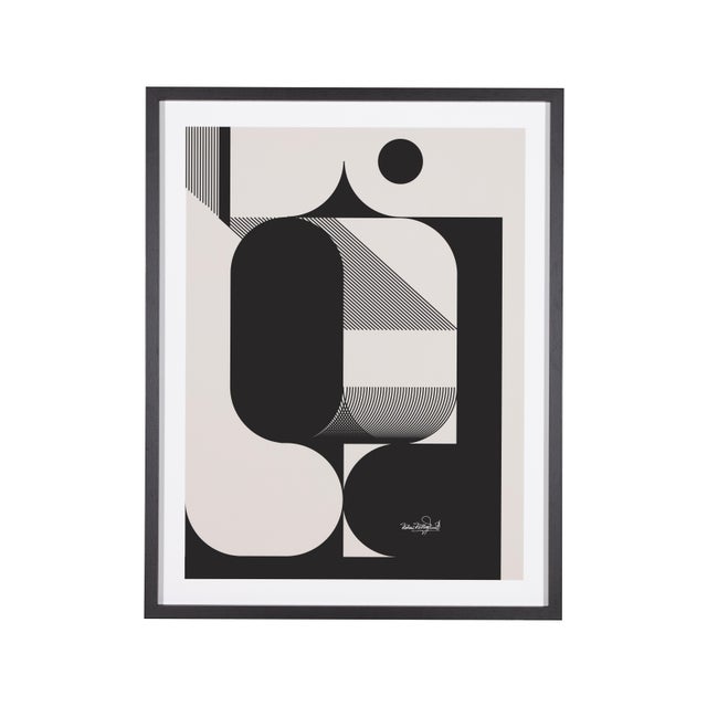 The style lines of the school of architecture, drawing, crafting and German art, Bauhaus, founded in 1919 by Walter...