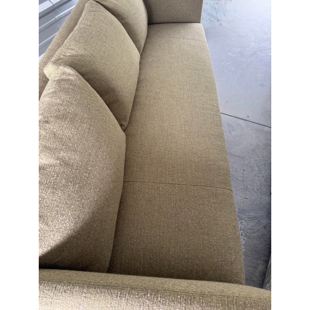 Green Lee Industries 3381-03 Bench Seat Sofa in Decker Sage For Sale - Image 8 of 10