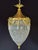 1980 French Louis XVI Gold Bronze Crystal Lantern - 1 Pc For Sale - Image 9 of 15