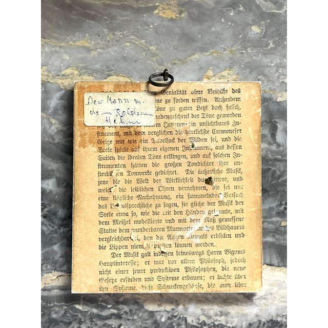 Vintage Hand-Painted Portrait Miniature For Sale - Image 13 of 17
