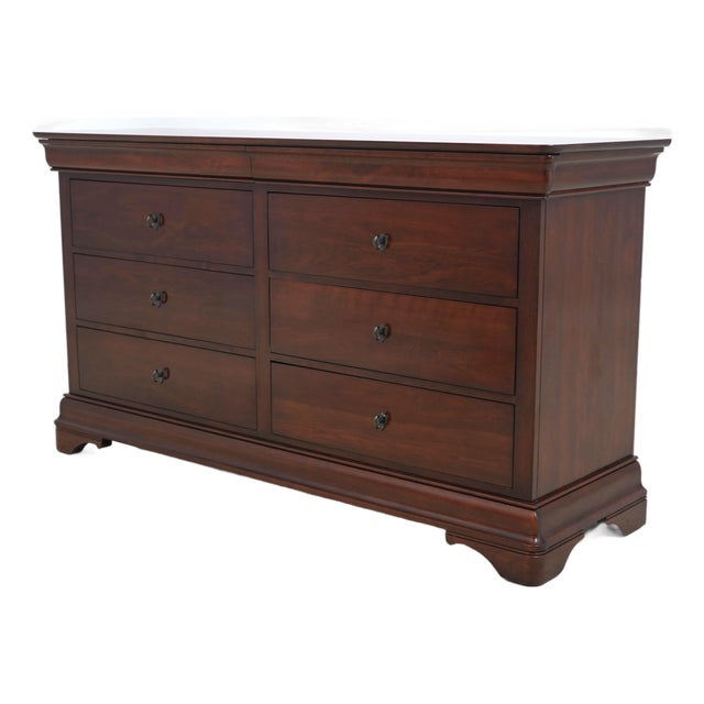Nichols & Stone by Stickley Cherry 6 Drawer Dresser For Sale
