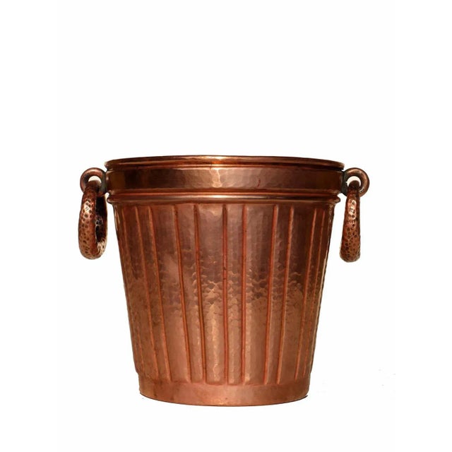 Art copper Wine cooler Excellent condition Artist signed on the back This piece has an attribution mark, I am sure that it...