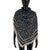 Louis Vuitton Louis Vuitton Black Monogram 100% Silk Scarf For Sale - Image 4 of 8