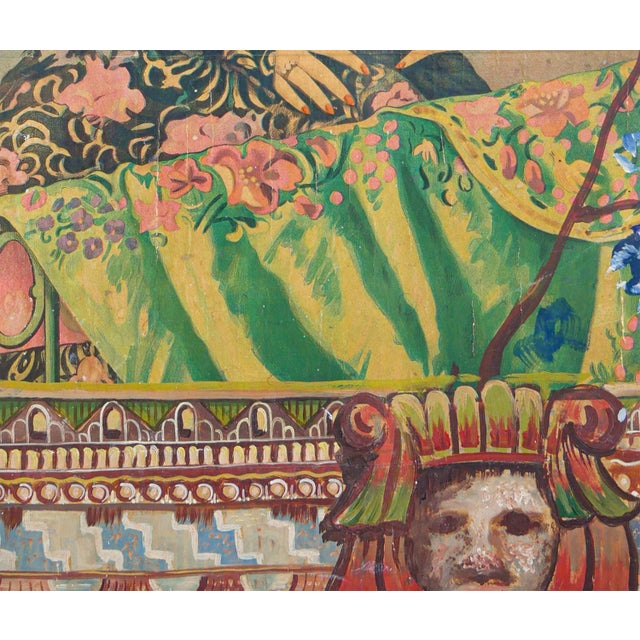 "Romeria del Encuentro" Abstract Figurative Manipulated Poster with Spanish Lady, 1980s For Sale - Image 9 of 11