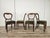 Late 19th Century Wood Chairs with Fabric Seats, Set of 4 For Sale - Image 3 of 18