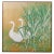 Japanese Meiji Two Panel Screen Geese and Reeds For Sale - Image 13 of 13