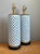 Mid-Century Modern Vintage Perforated Ceramic Table Lamps - Pair For Sale - Image 3 of 13